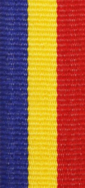 Band 10mm Blau/Gelb/Rot